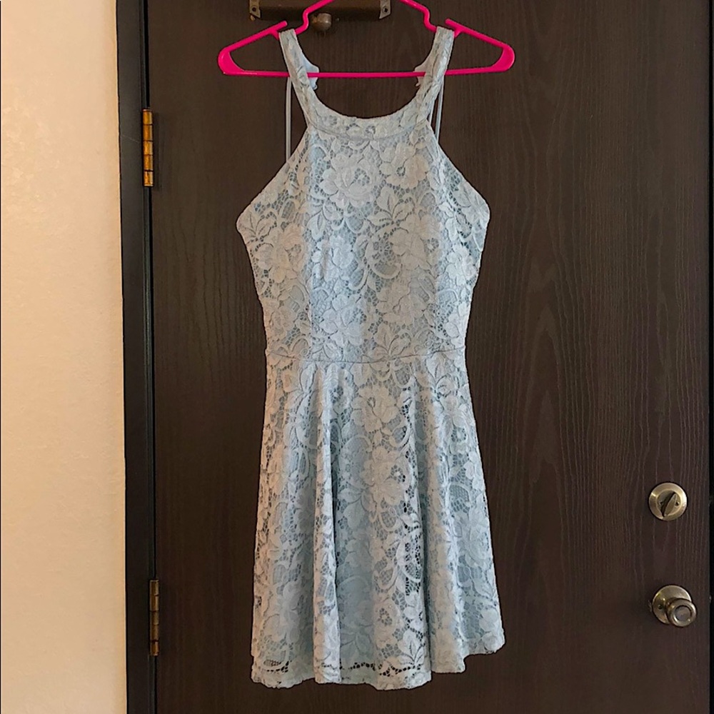 Light blue dress